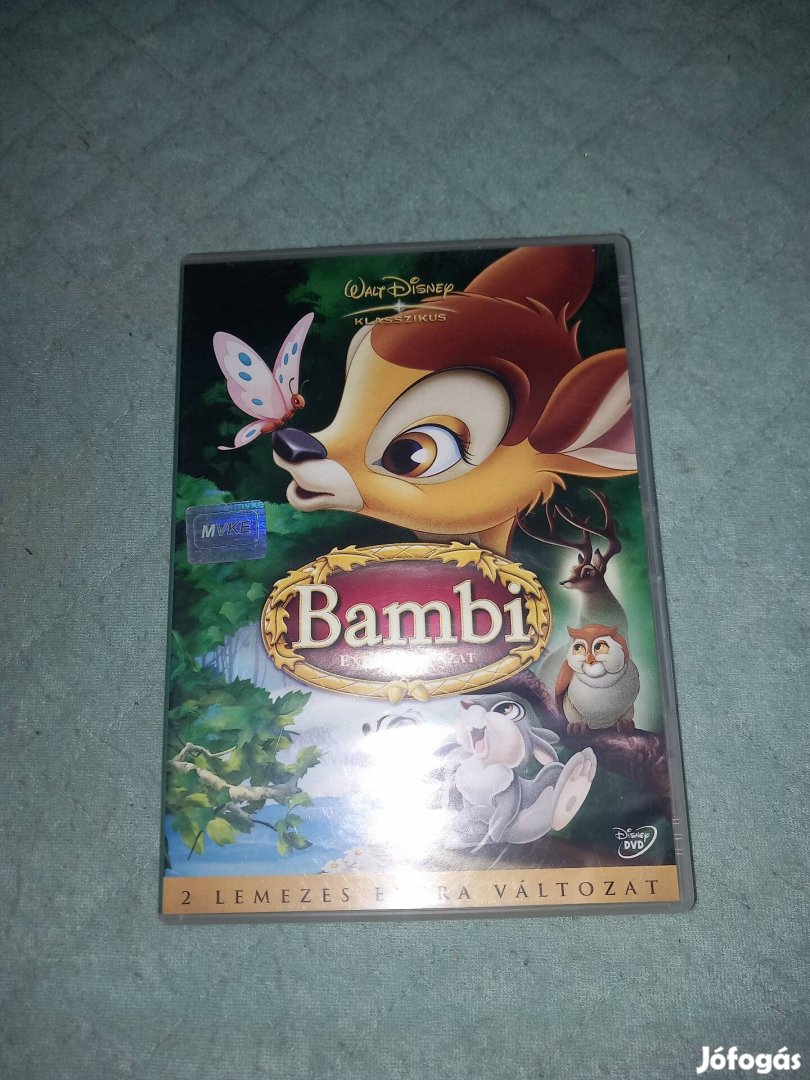 Bambi DVD Mese Rajzfilm dupla lemezes 2 lemezes