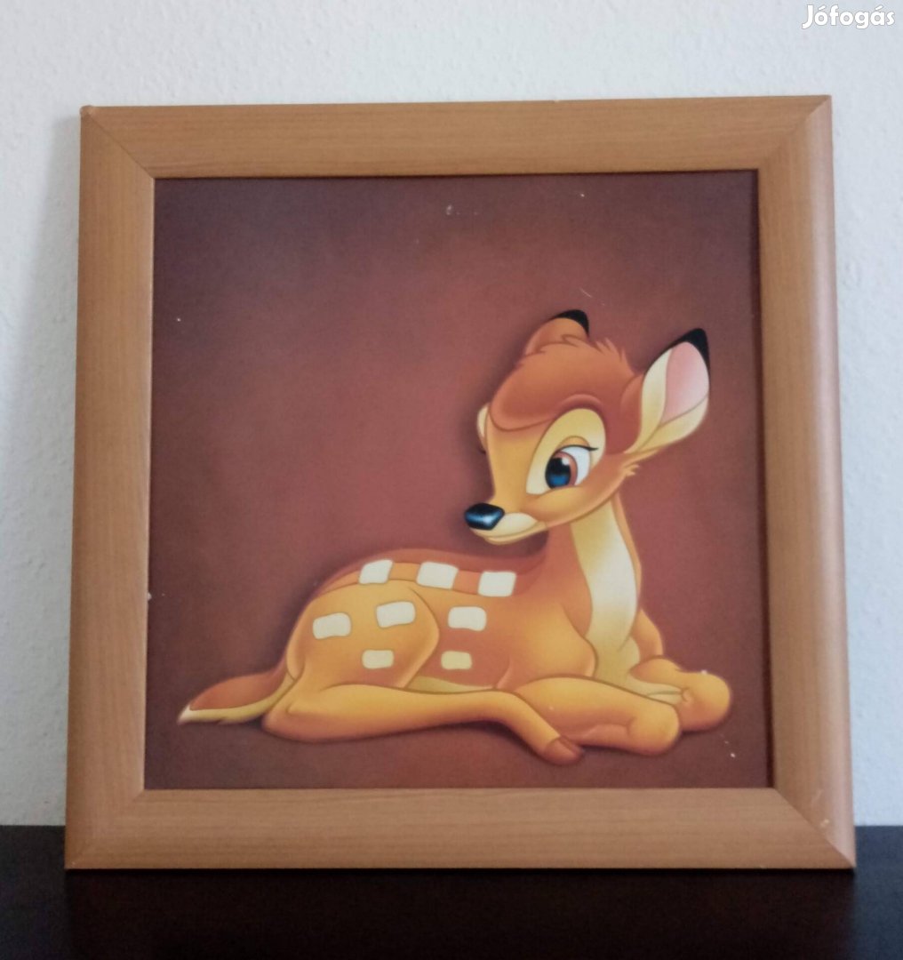 Bambi (Disney) falikép keretben eladó 