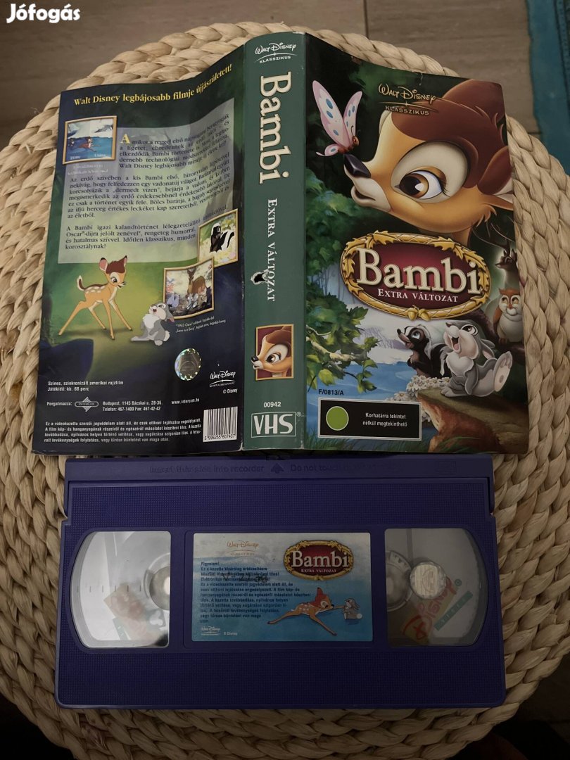 Bambi extra változat vhs