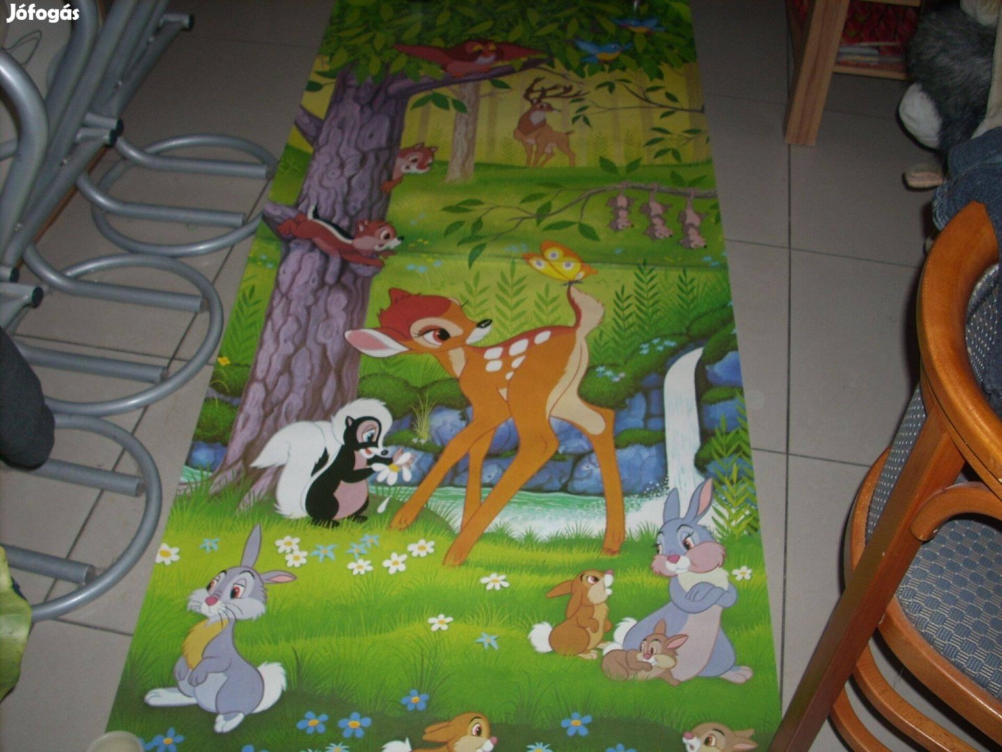 Bambi fali poszter 210 x 87 cm gyerekszobába !!