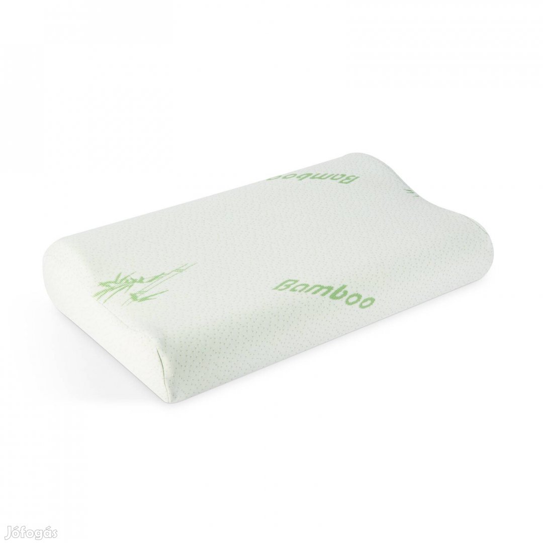 Bambusz poliészter memóriahabos párna - 50 x 30 x 10 cm