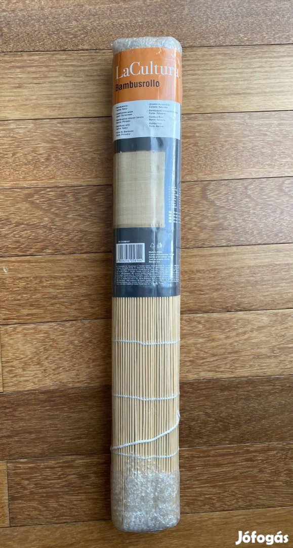 Bambusz roló bontatlan csomagolásban, 60x160cm, napvédő, térelválasztó