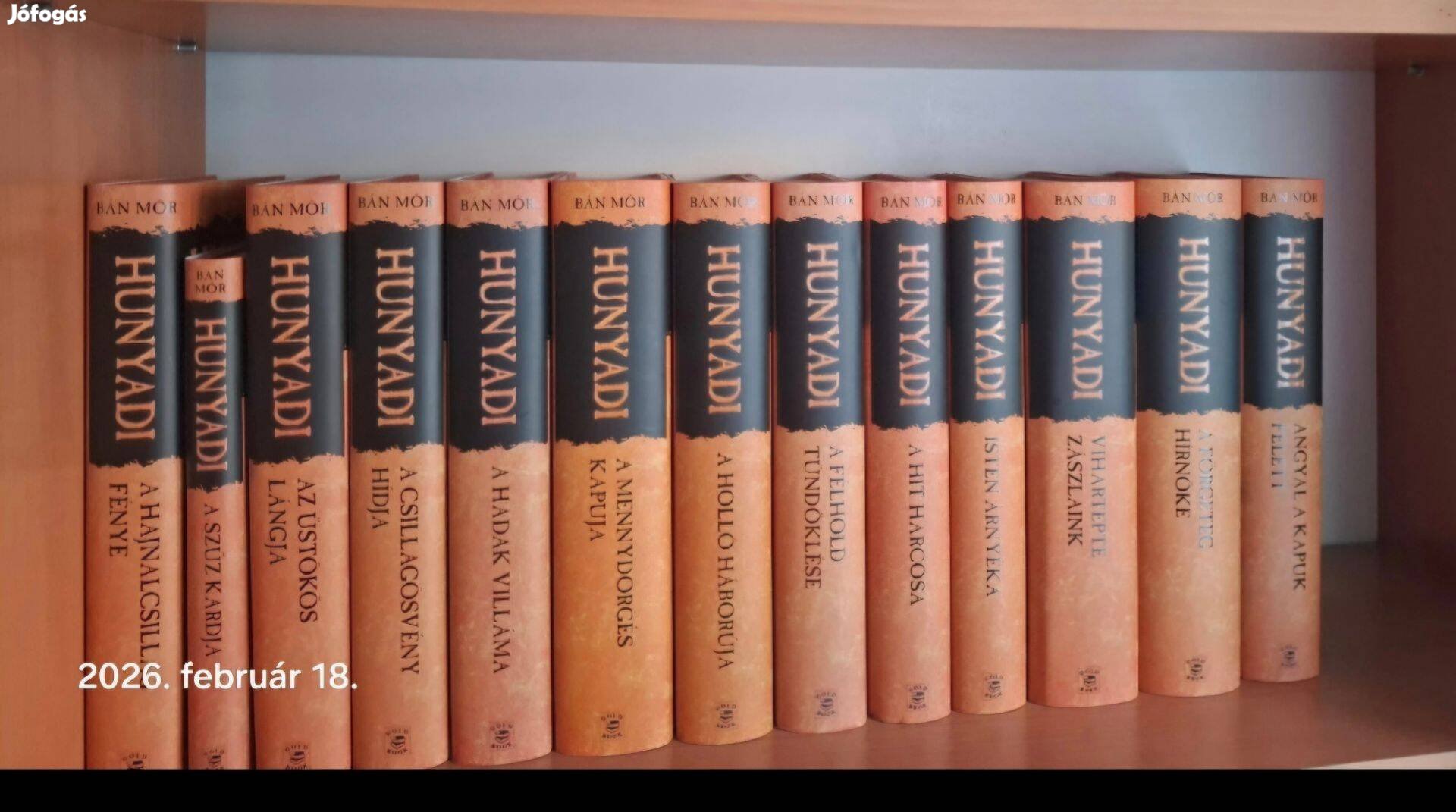 Bán Mór Teljes Hunyadi sorozat1 12 13 kötet