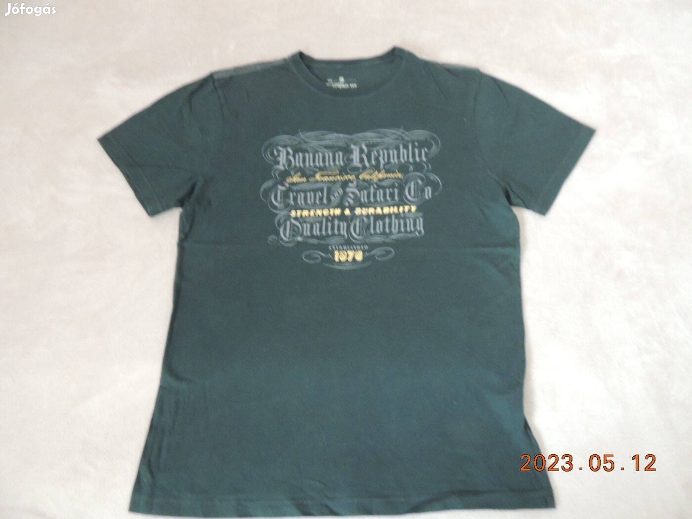 Banana Republic sötétzöld férfi póló , S-es