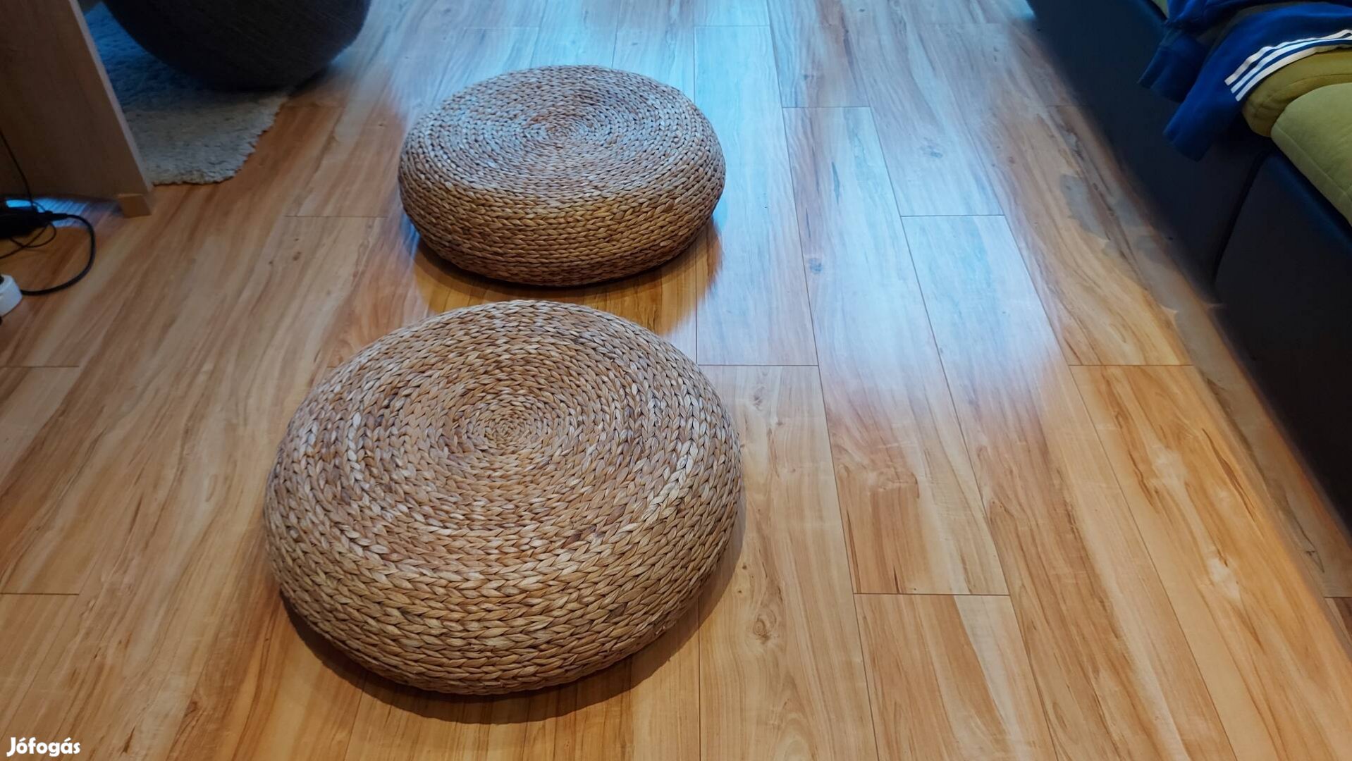 Banánrost rattan ülőke 60 átmérőx18cm magas