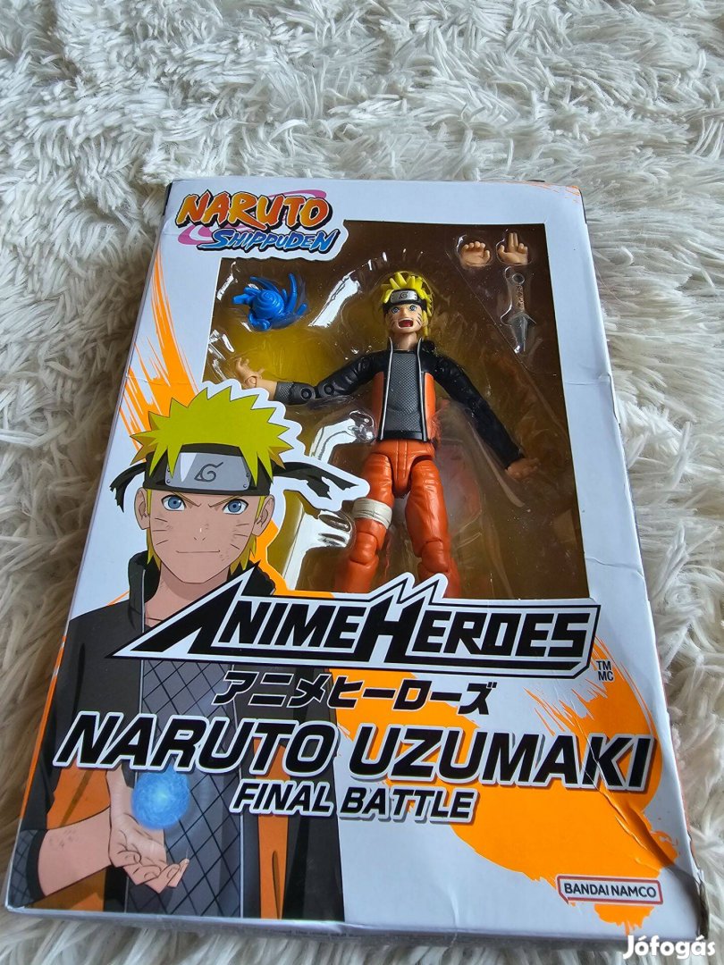 Bandai - Anime Heroes Naruto Uzumaki figura új dobozos