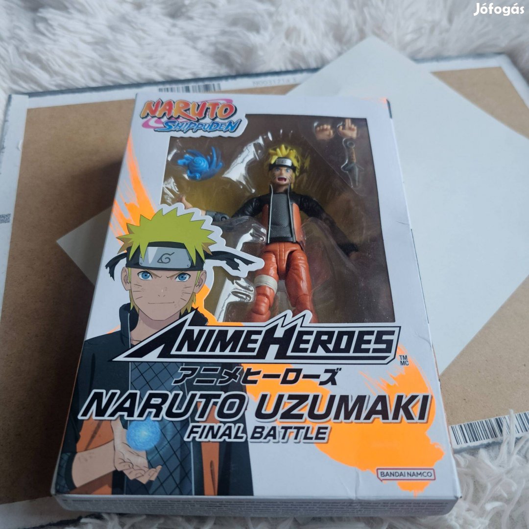 Bandai - Anime Heroes Naruto Uzumaki figura új dobozos