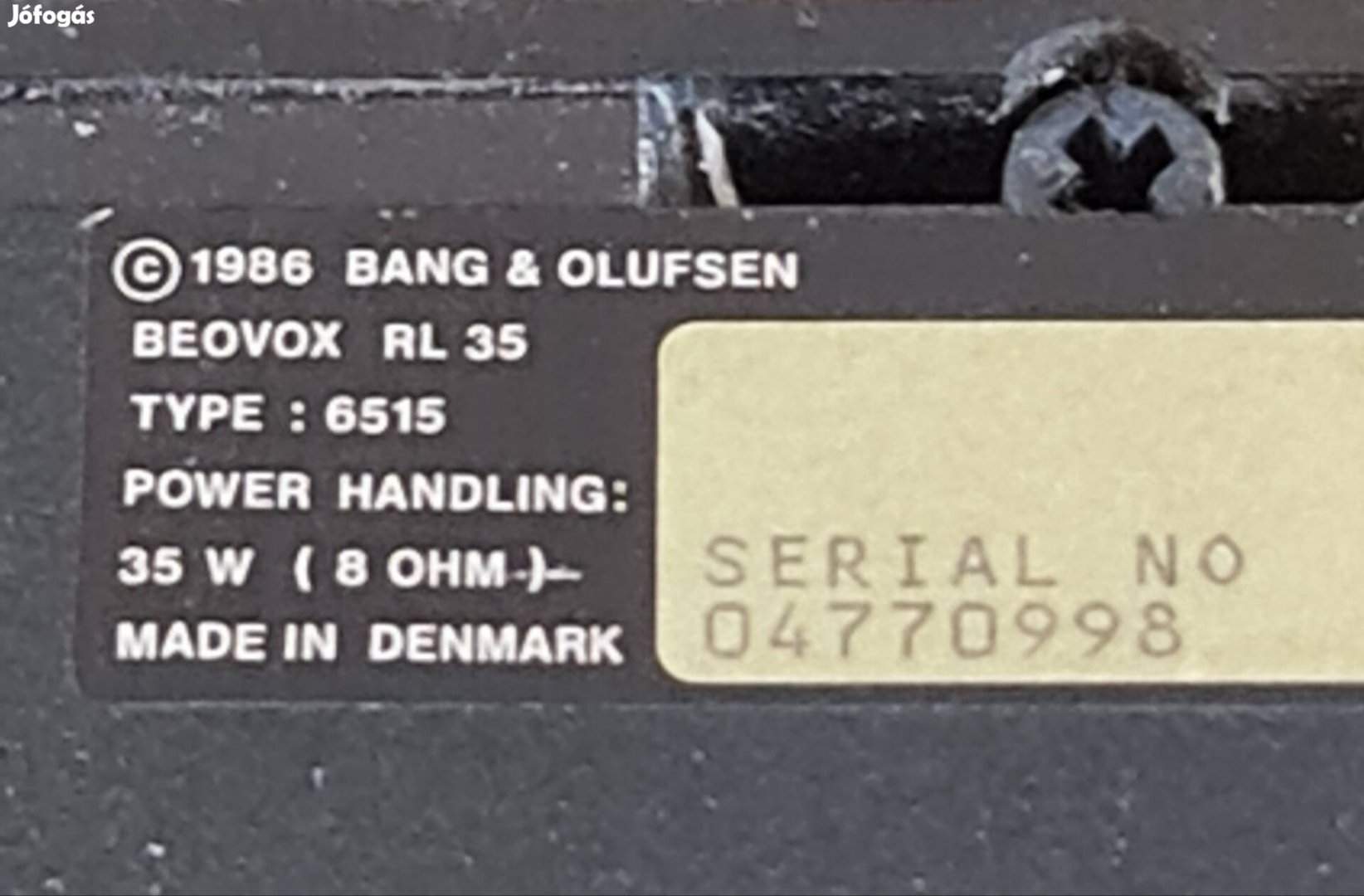 Bang and olufsen hangfalpár