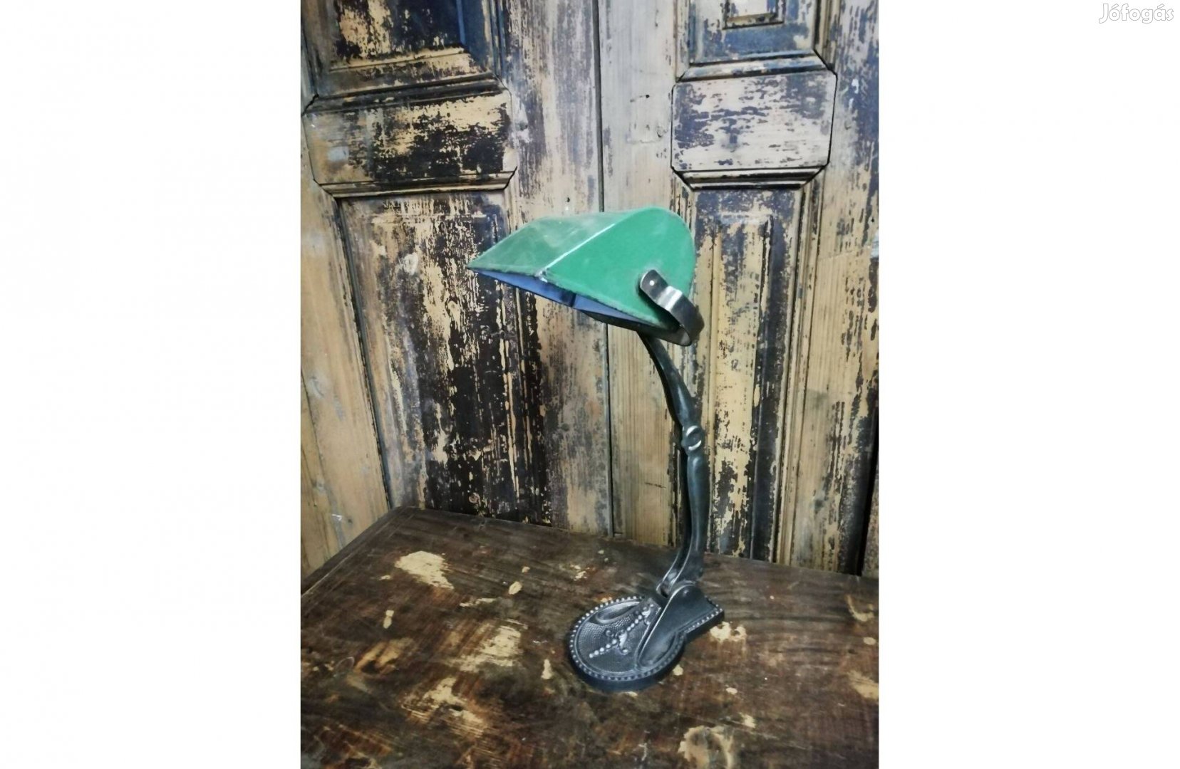 Banklámpa, íróasztali lámpa, könyvtári lámpa 1920-as, 30-as