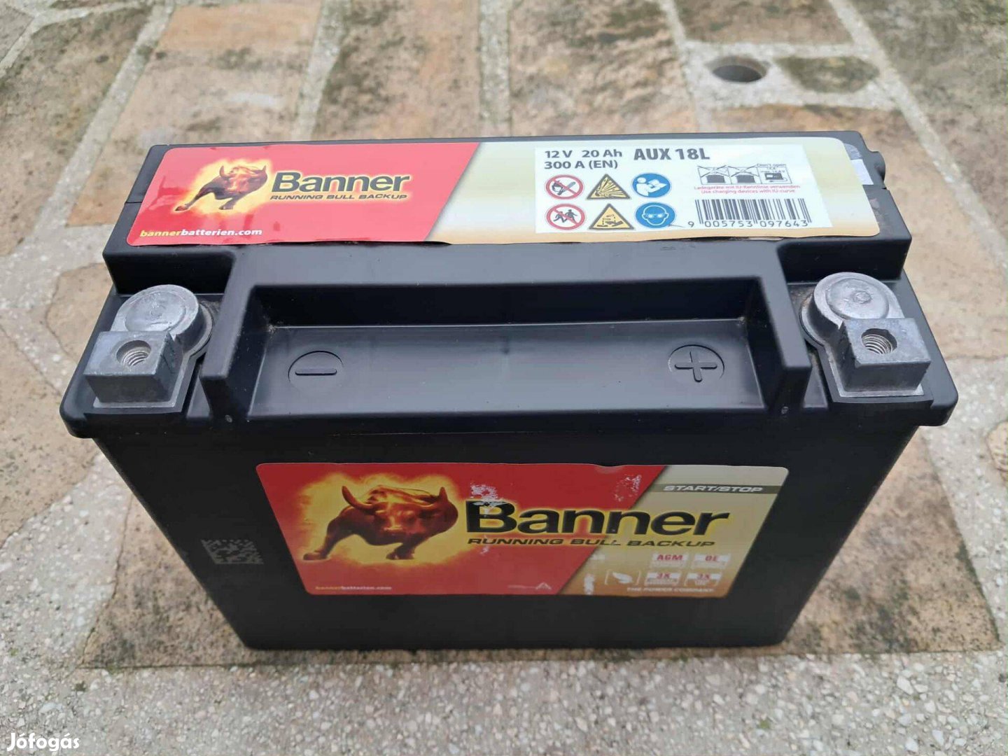 Banner Running Bull Back Up AUX18L akkumulátor BMW i3