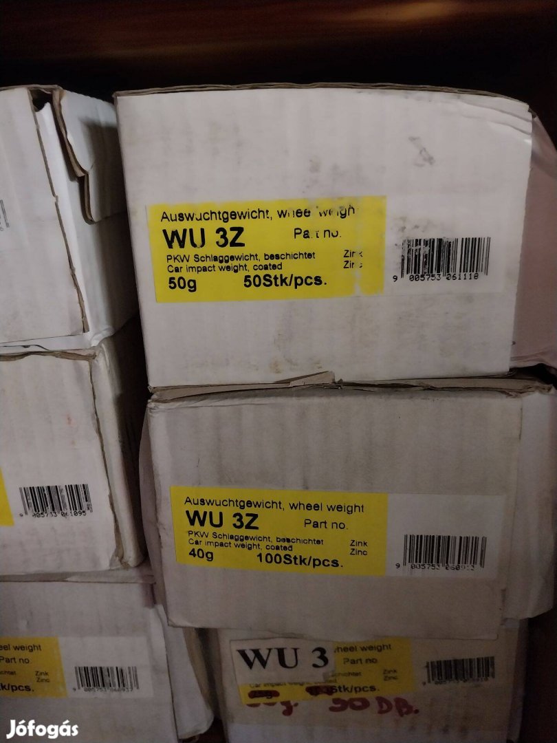 Banner cink keréksúly -wu 3z- alufelnihez,felütős