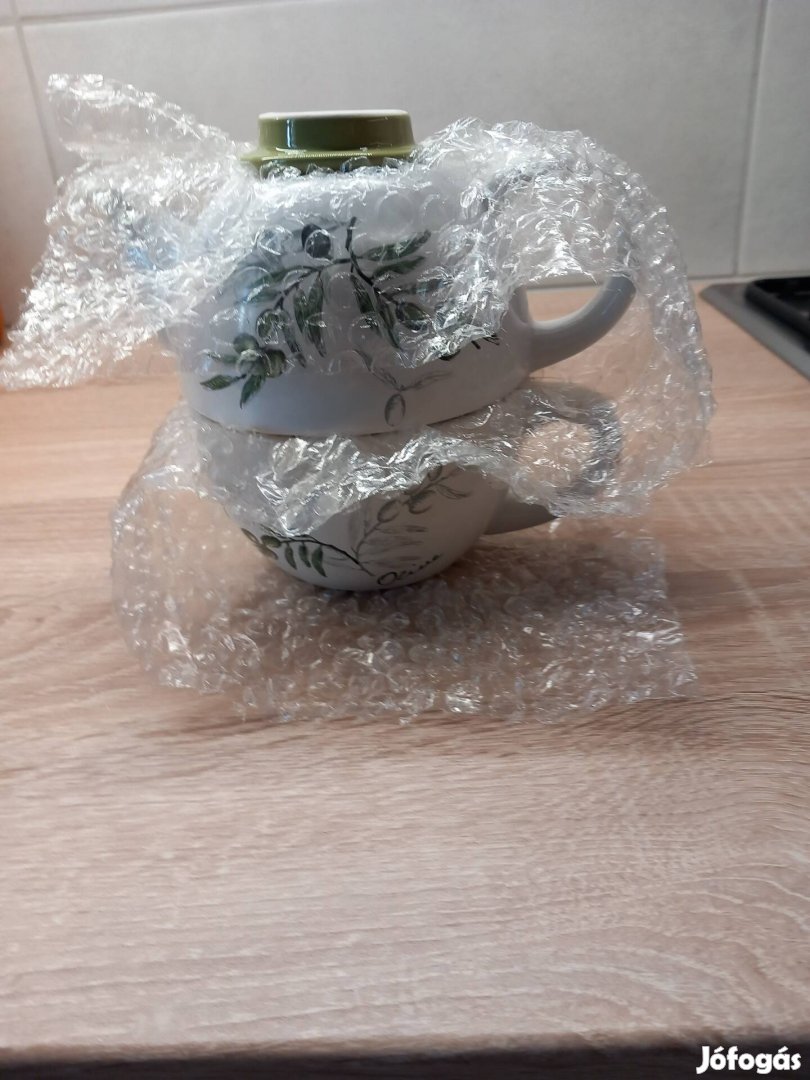 Banquett teás csésze és kanna szett