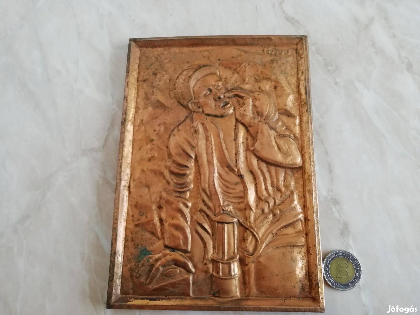 Bányász falidísz régi jelzet db Az 50-es évekből