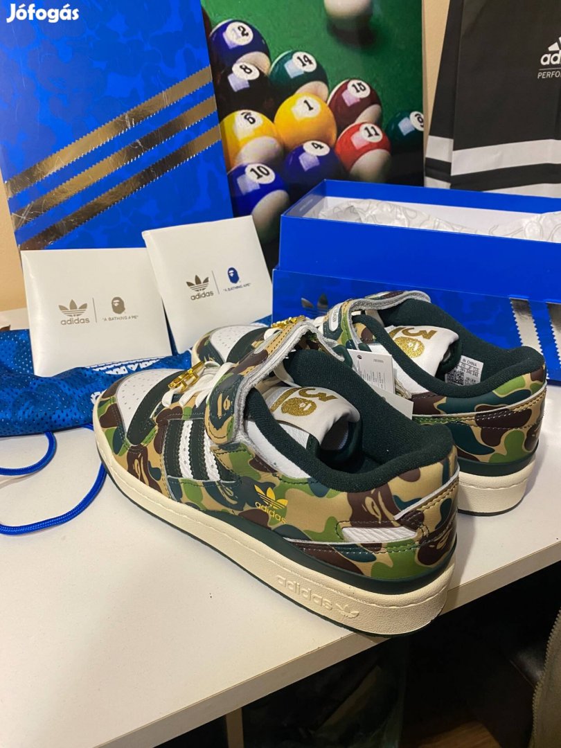 Bape x adidas forum low