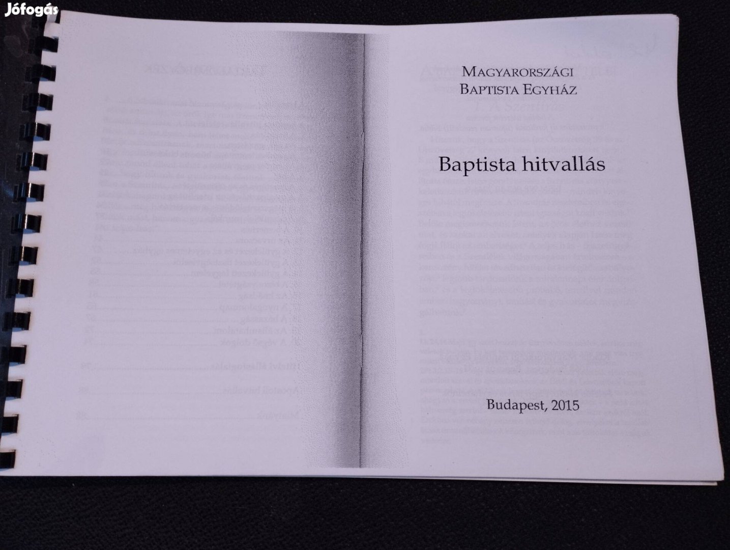 Baptista Teológiai Akadémia jegyzetek, könyvek