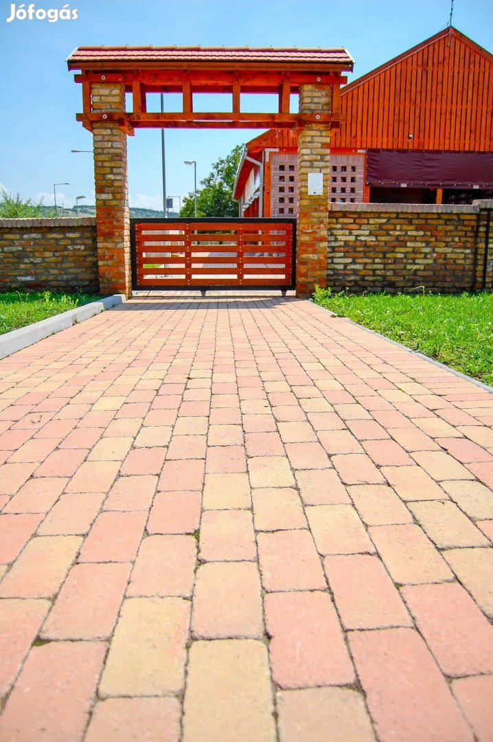 Barabás Téglakő térkő sárga-piros 5 cm Akció! 4990 Ft/m2
