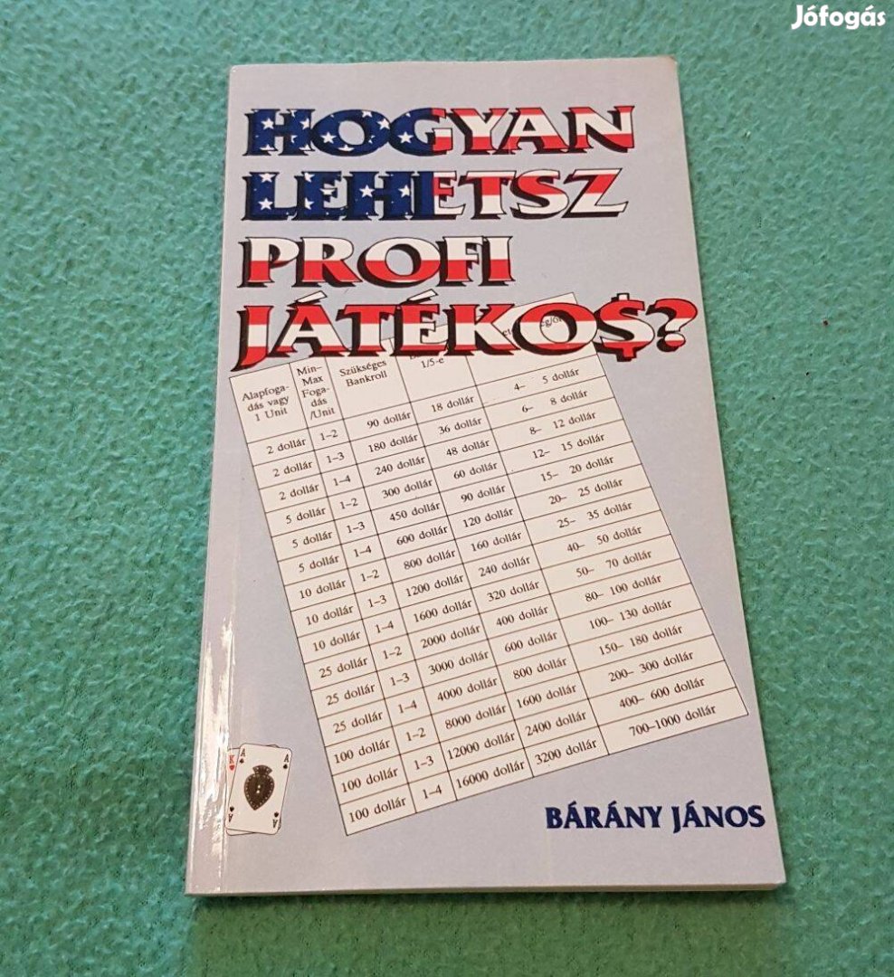 Bárányi János: Hogyan lehetsz profi játékos? könyv (1991)