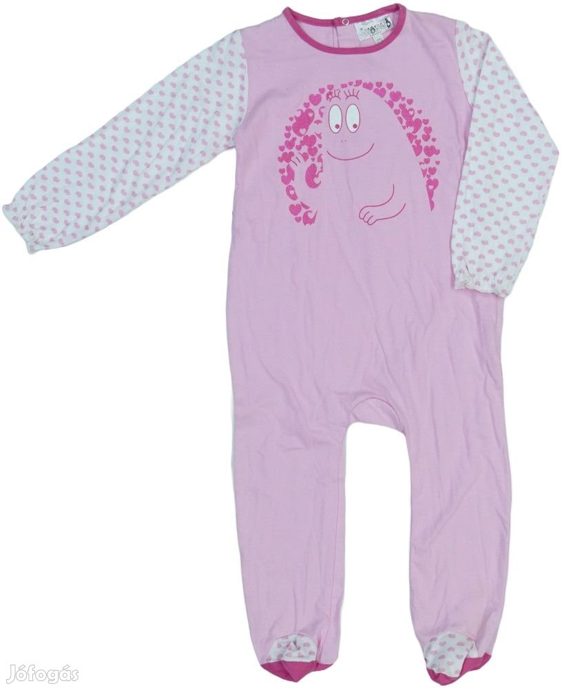Barbapapa Új (címkés) Lány Hosszú ujjú rugdalózó (Méret: 92)