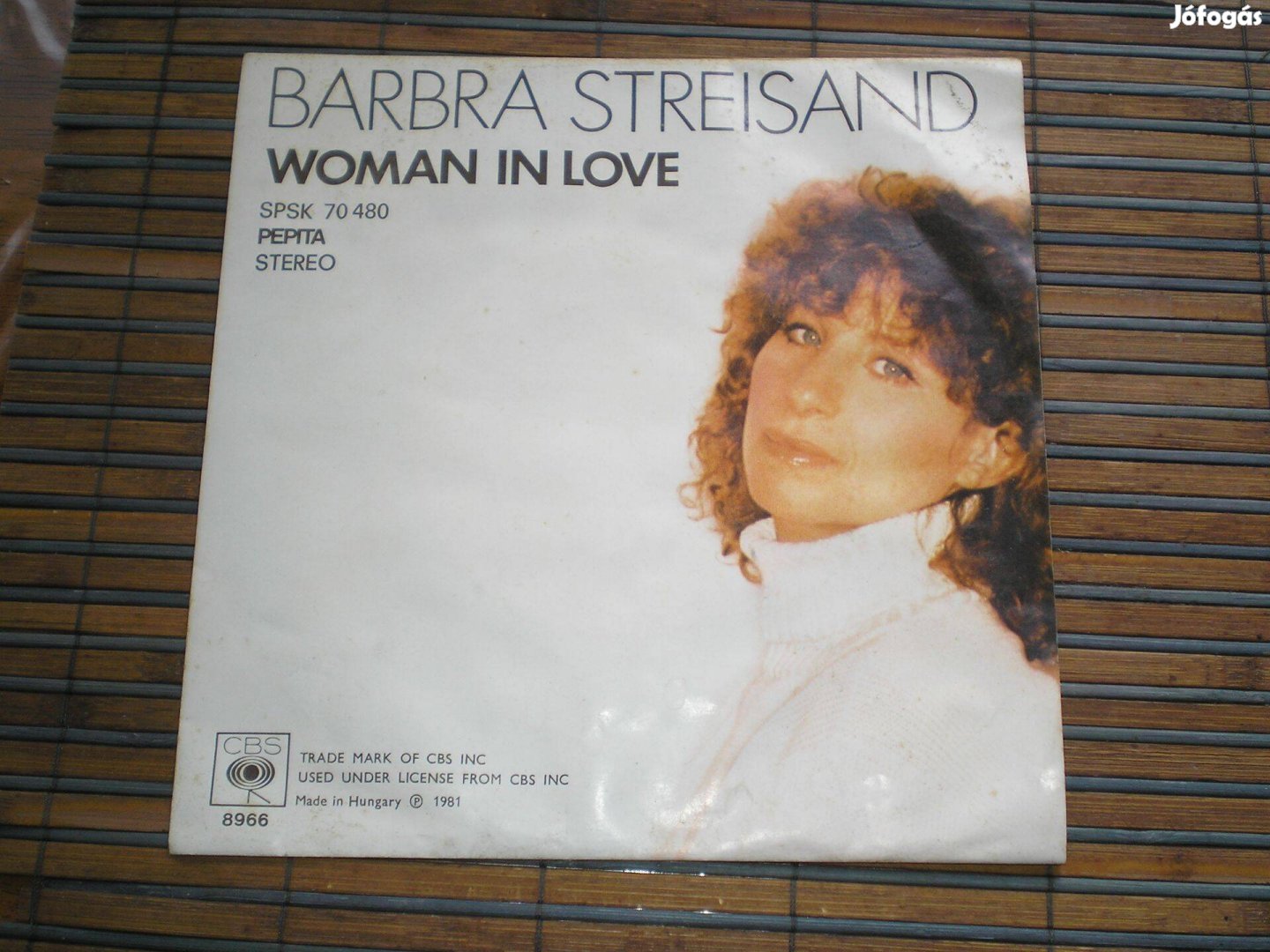 Barbara Streisand - Woman In Love bakelit kislemez 1981