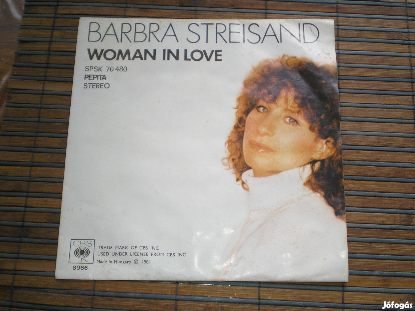 Barbara Streisand - Woman In Love bakelit kislemez 1981