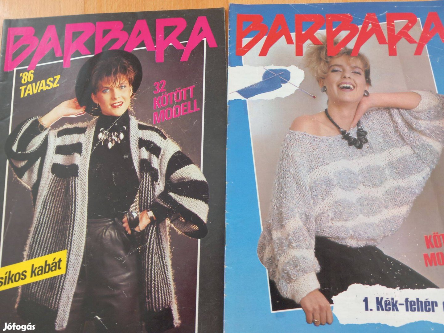 Barbara kötős újság a 80-as évekből kötésminta melléklettel