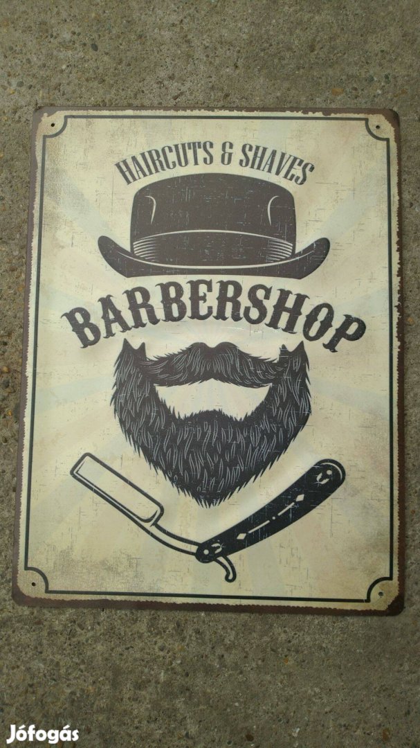 Barbershop lemeztábla II