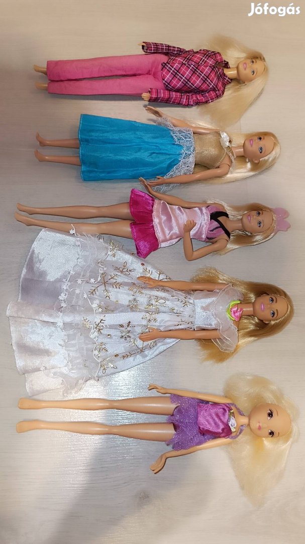 Barbie Csomag 5 db barbi baba egyben