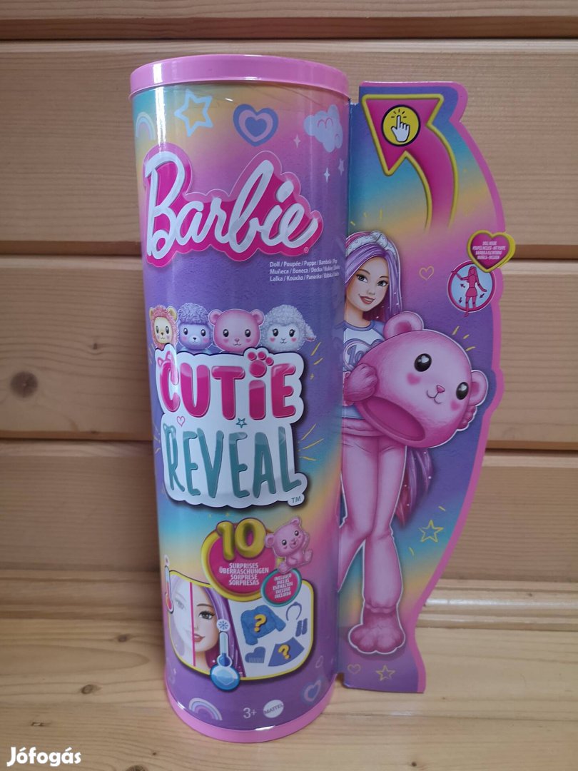 Barbie Cutie Reveal maci (Új) 