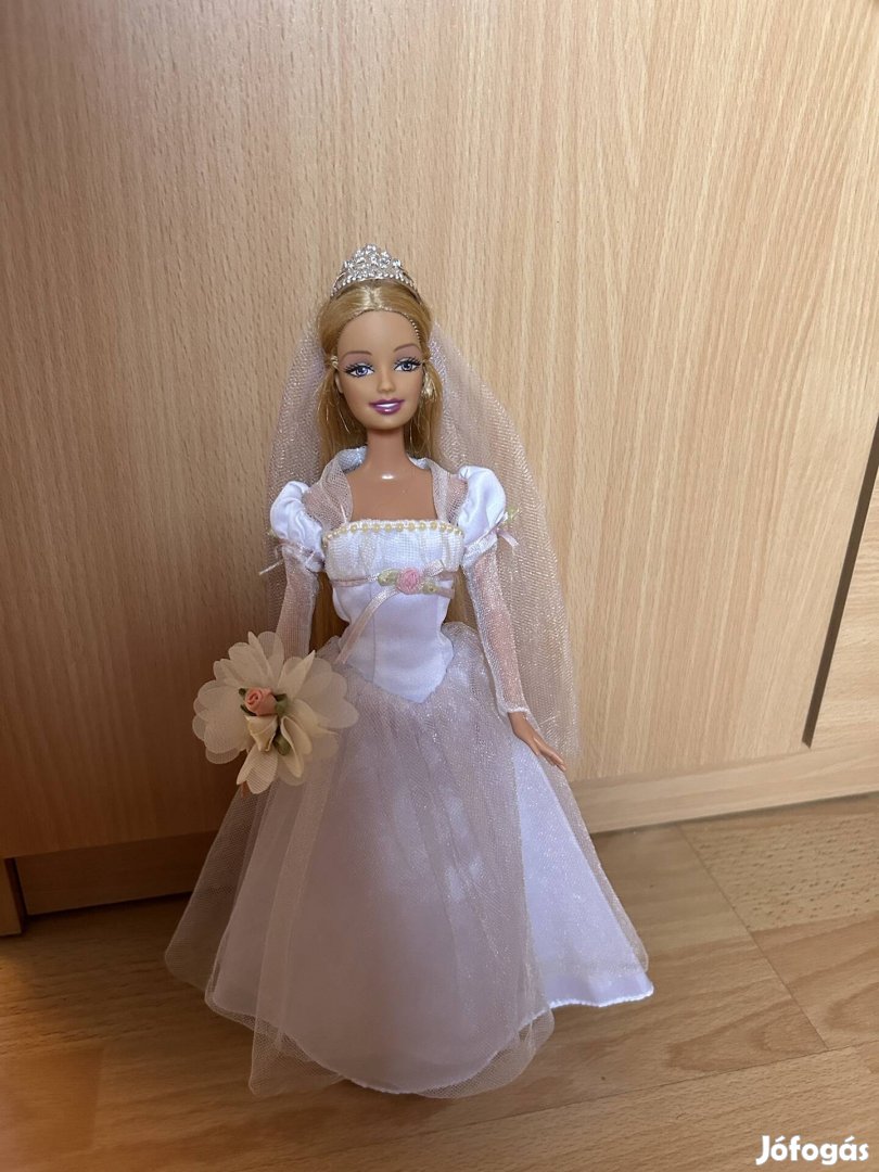Barbie Rapunzel 2001 esküvő baba