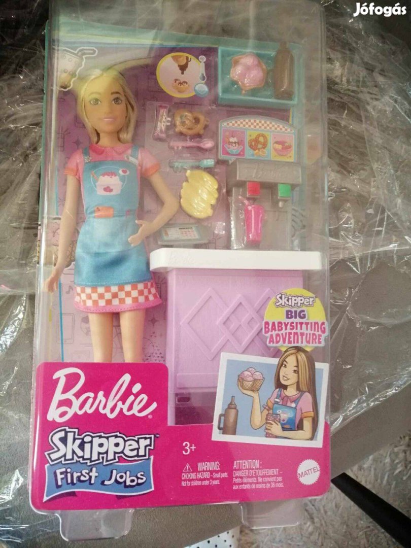 Barbie Skipper first jobs- büfé játékszett, bontatlan