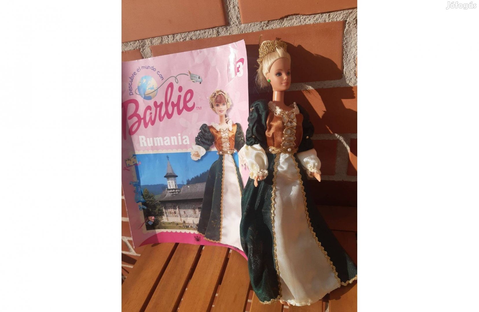 Barbie baba füzettel Románia hercegnő