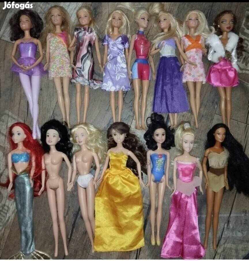 Barbie babák és Disney hercegnők 