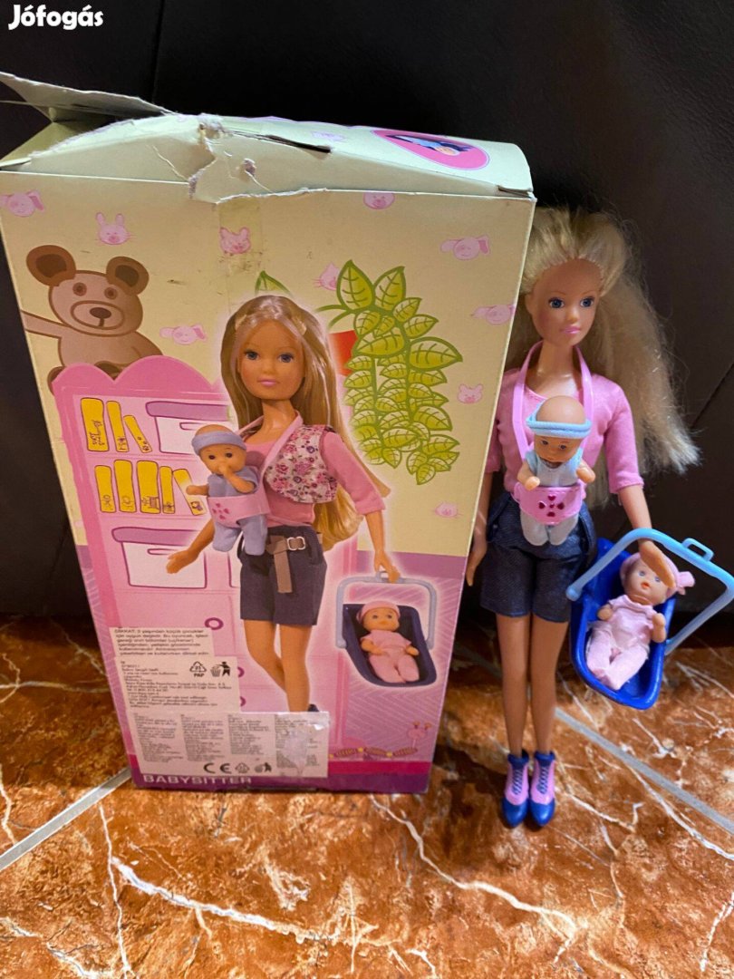 Barbie babysitter játék újszerű állapotban