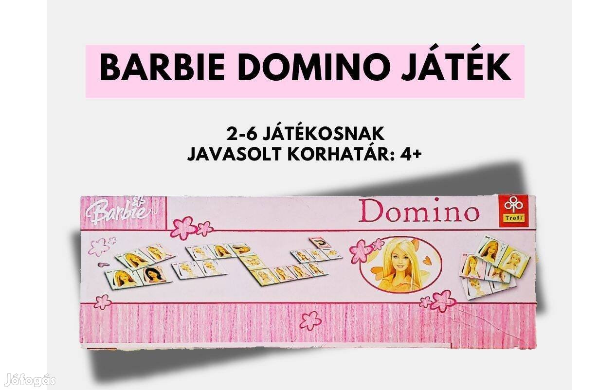 Barbie dominó játék