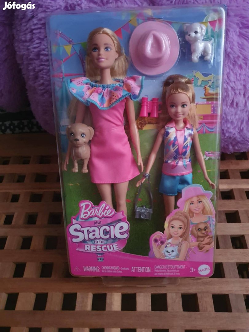 Barbie és Stacie baba to the Rescue Új 