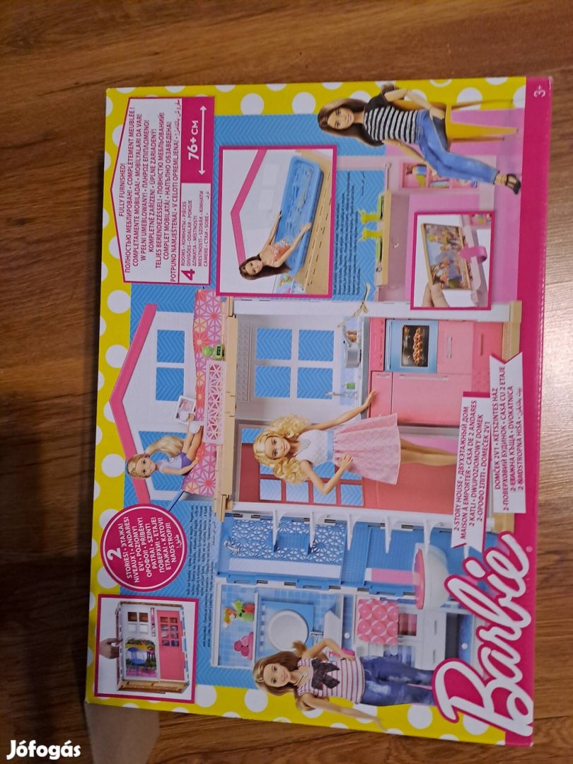 Barbie ház újszerű