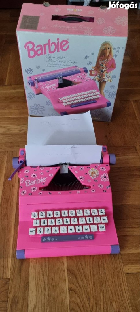 Barbie írógép 