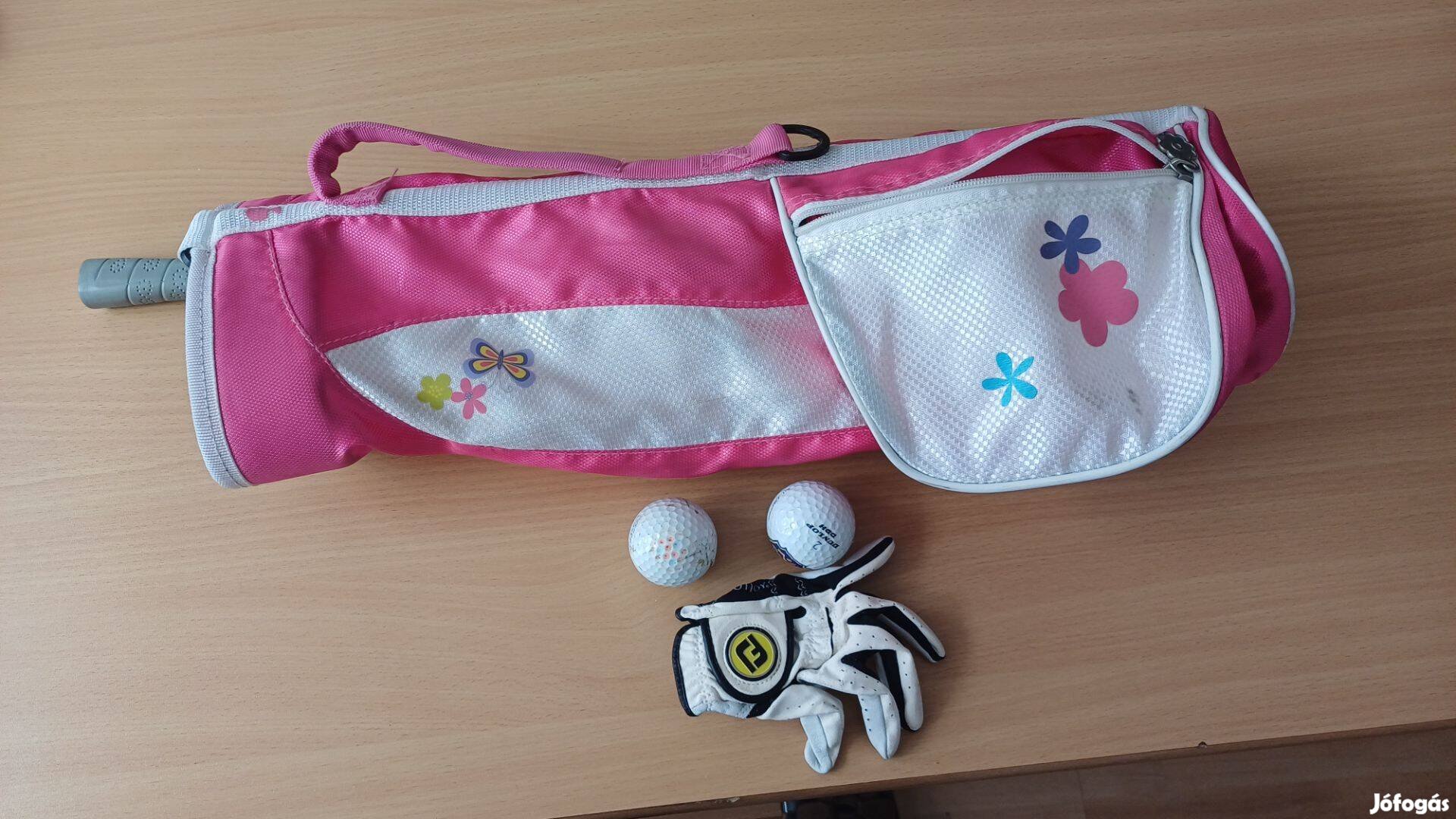 Barbie játék golfütő kiegészítőkkel