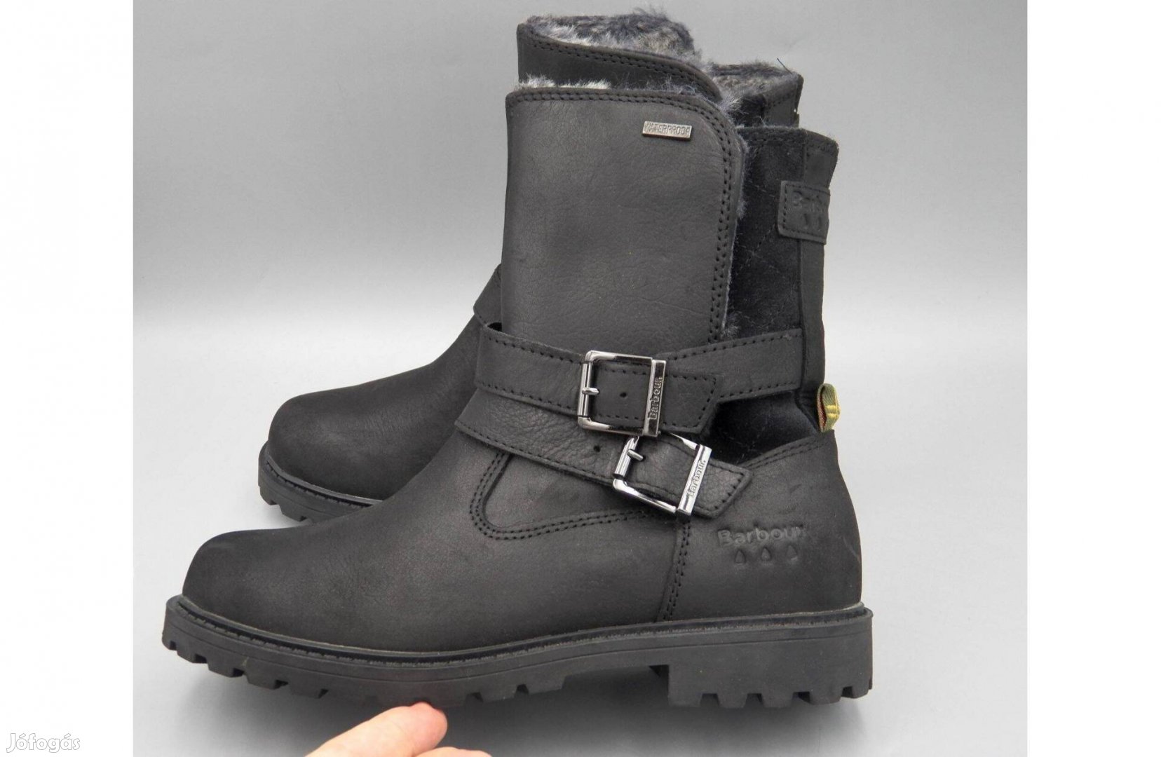 Barbour szinte új vízálló bőr bokacsizma, 37 -es
