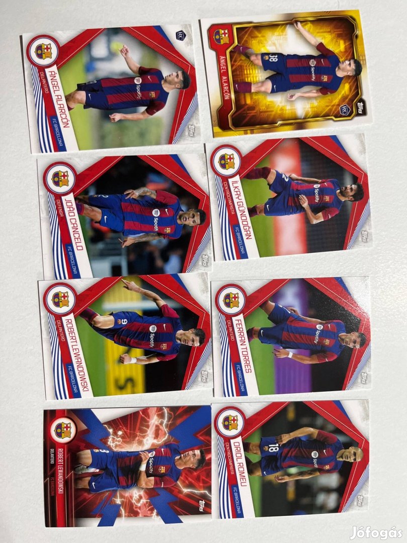 Barcelona focis kártyák Prémium