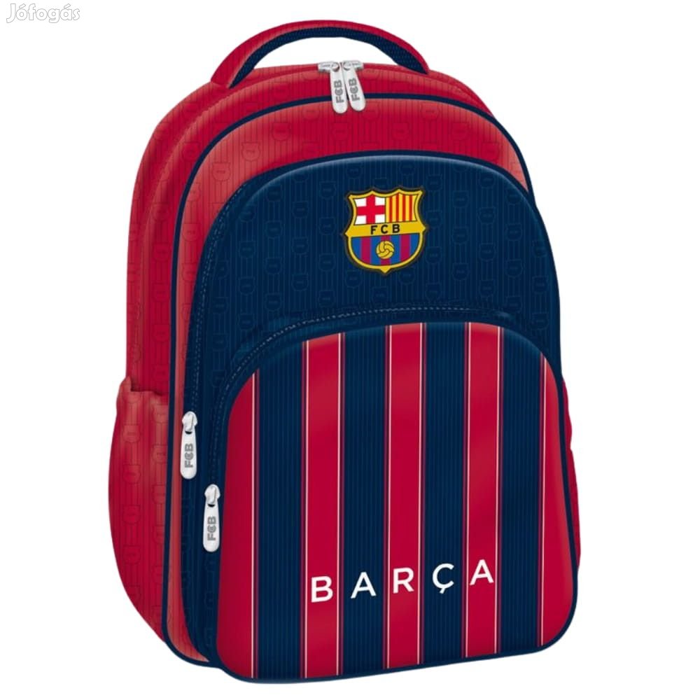 Barcelona hátizsák, iskolatáska tinédzser 3 zipp LINEA