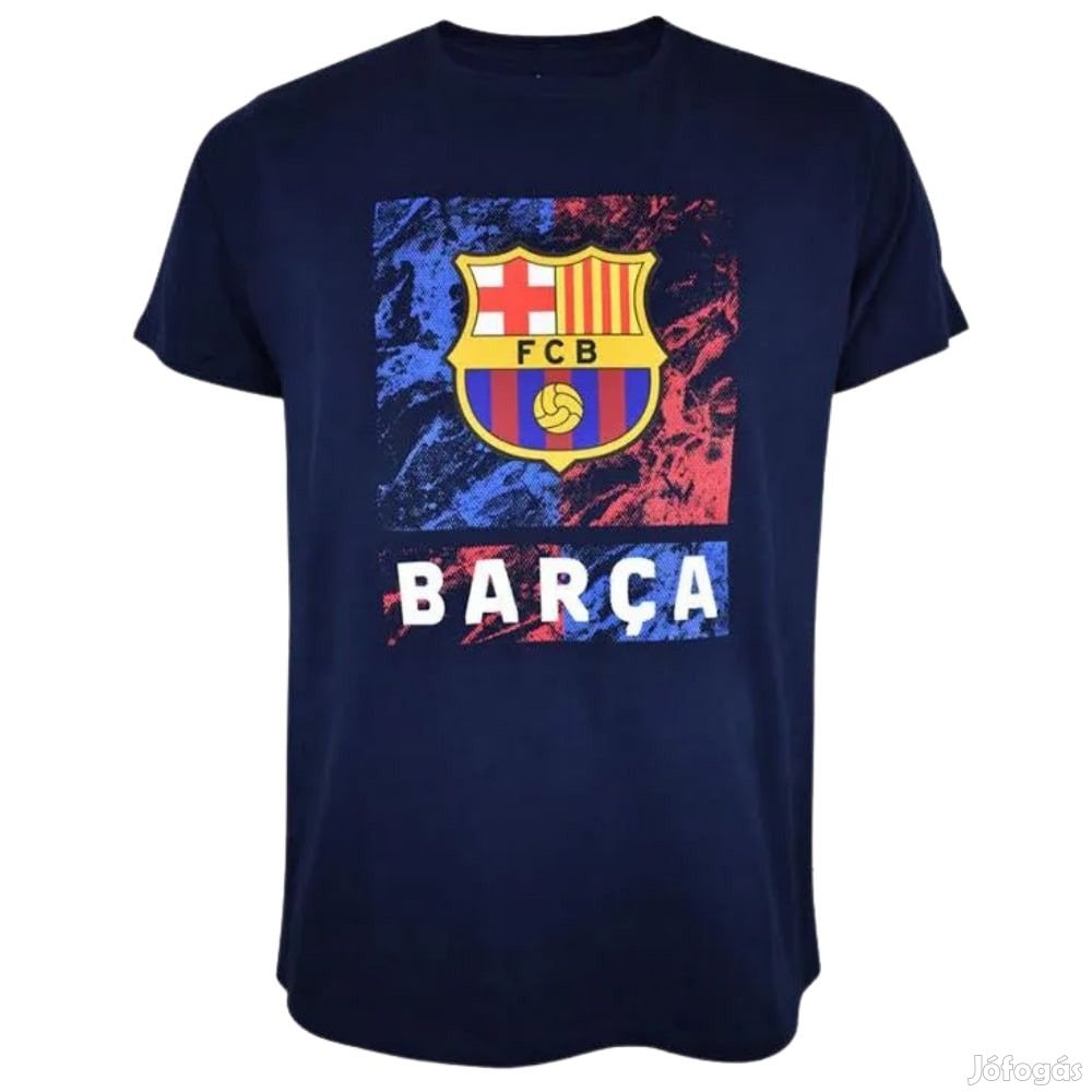 Barcelona póló felnőtt Marble Edition sötétkék