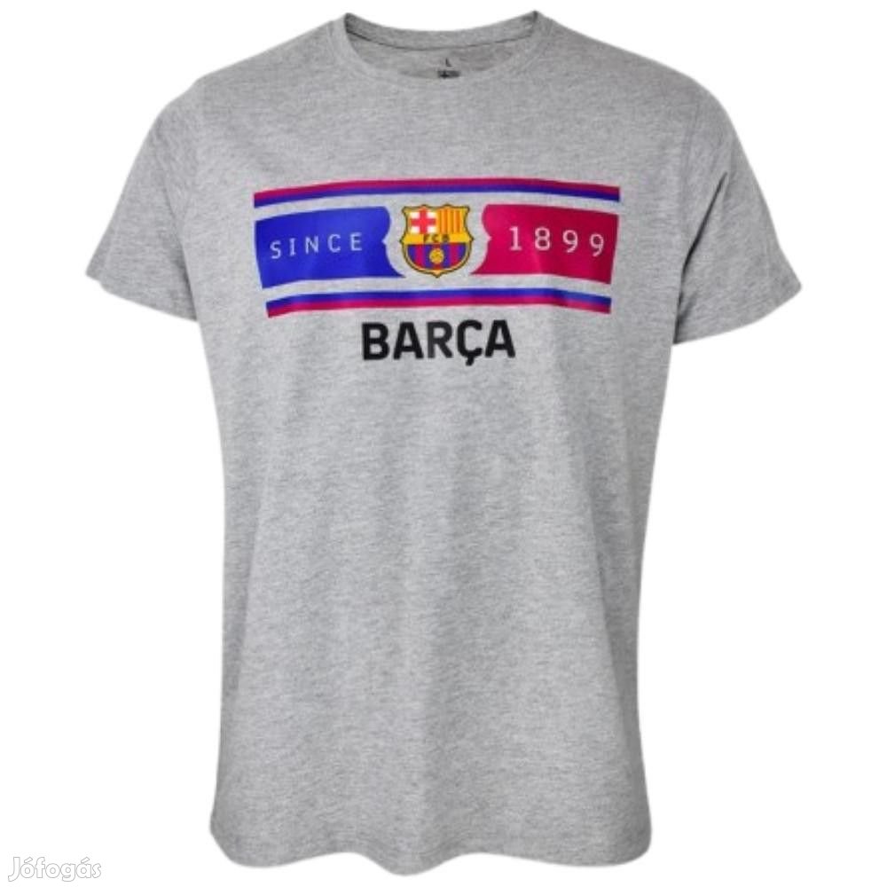 Barcelona póló felnőtt szürke BARCA