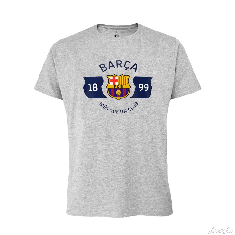 Barcelona póló felnőtt szürke Eternal