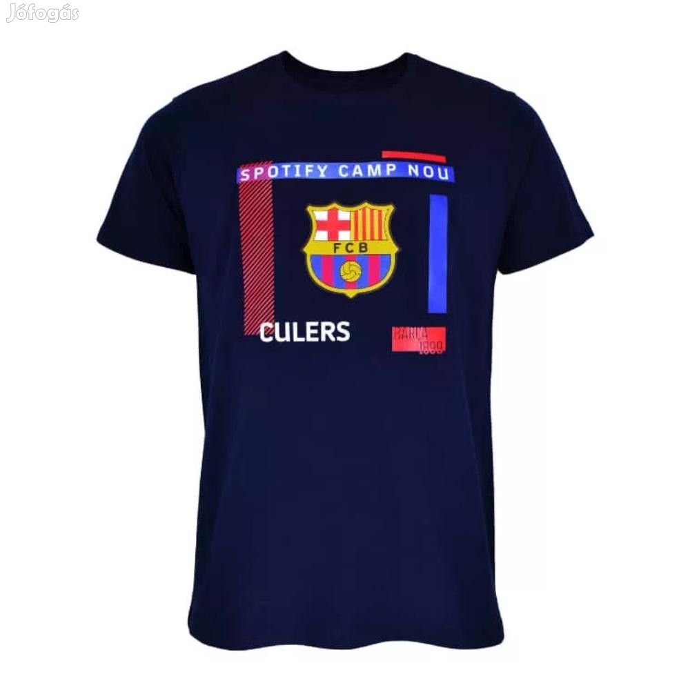 Barcelona póló gyerek sötétkék