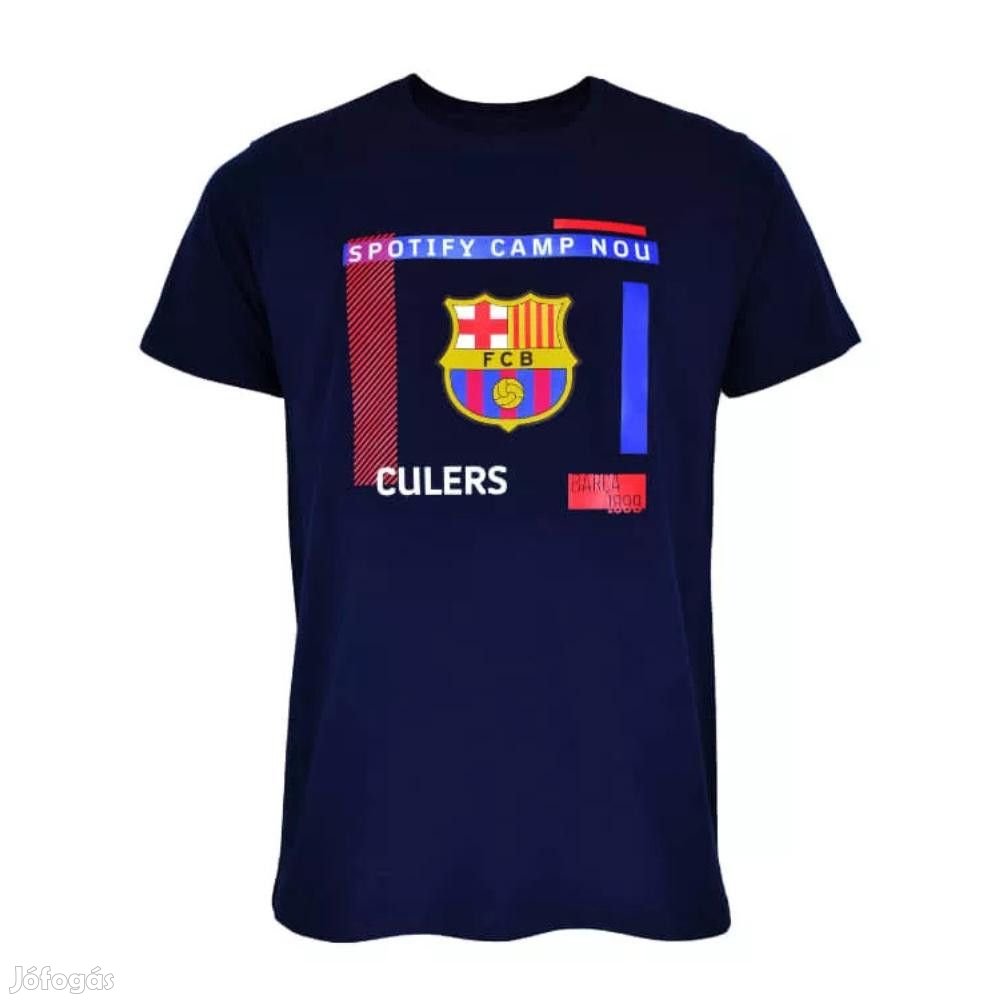 Barcelona póló gyerek sötétkék