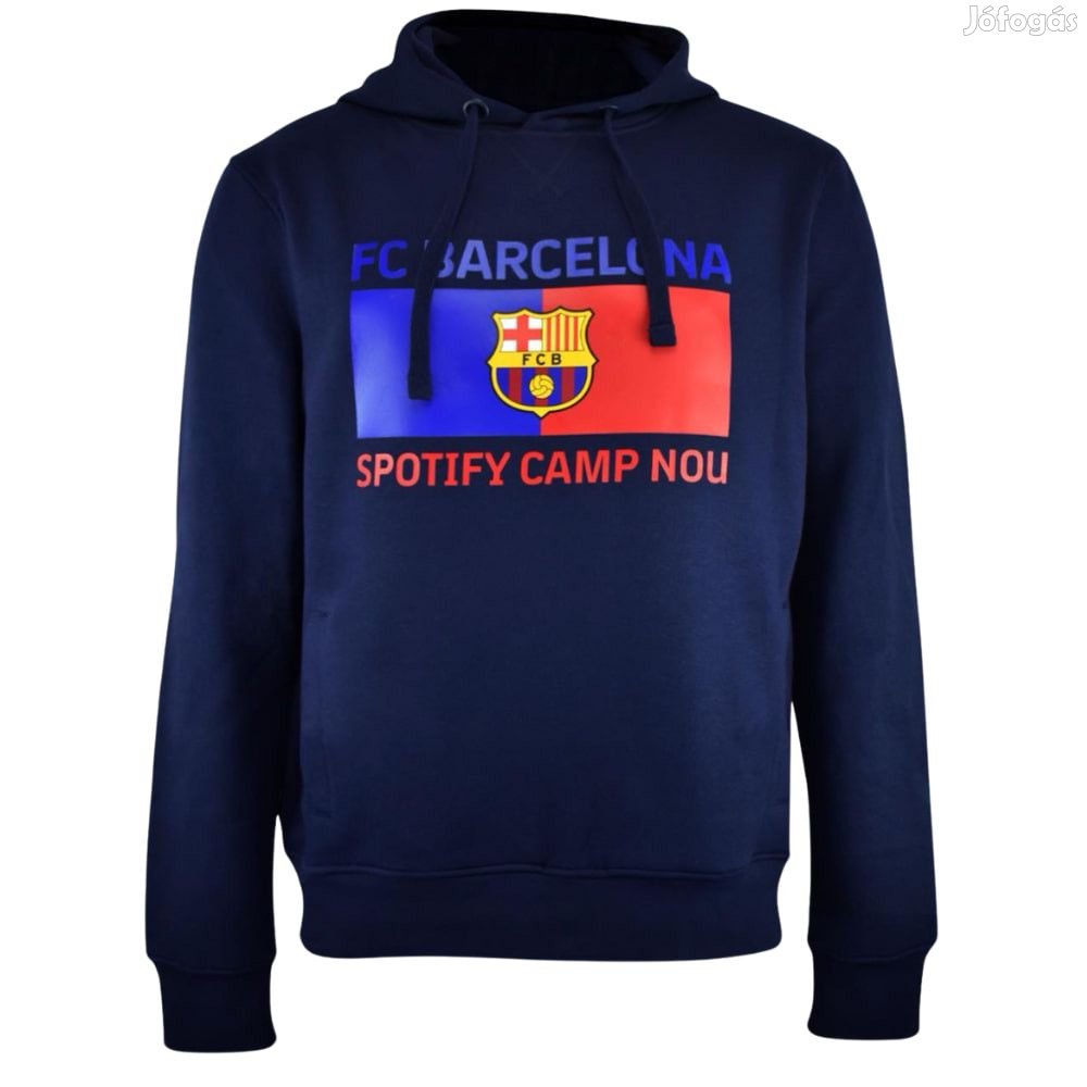 Barcelona pulóver felnőtt kapucnis Camp Nou