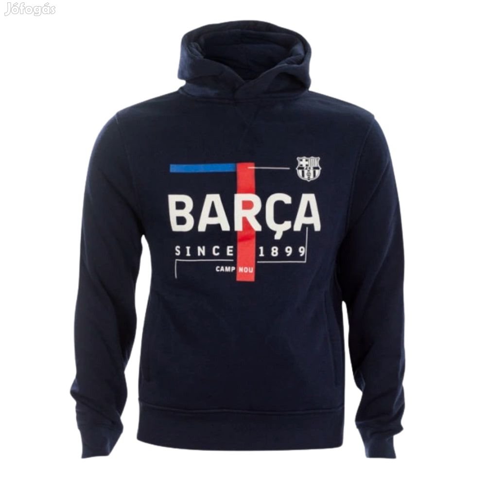 Barcelona pulóver gyerek kapucnis Text