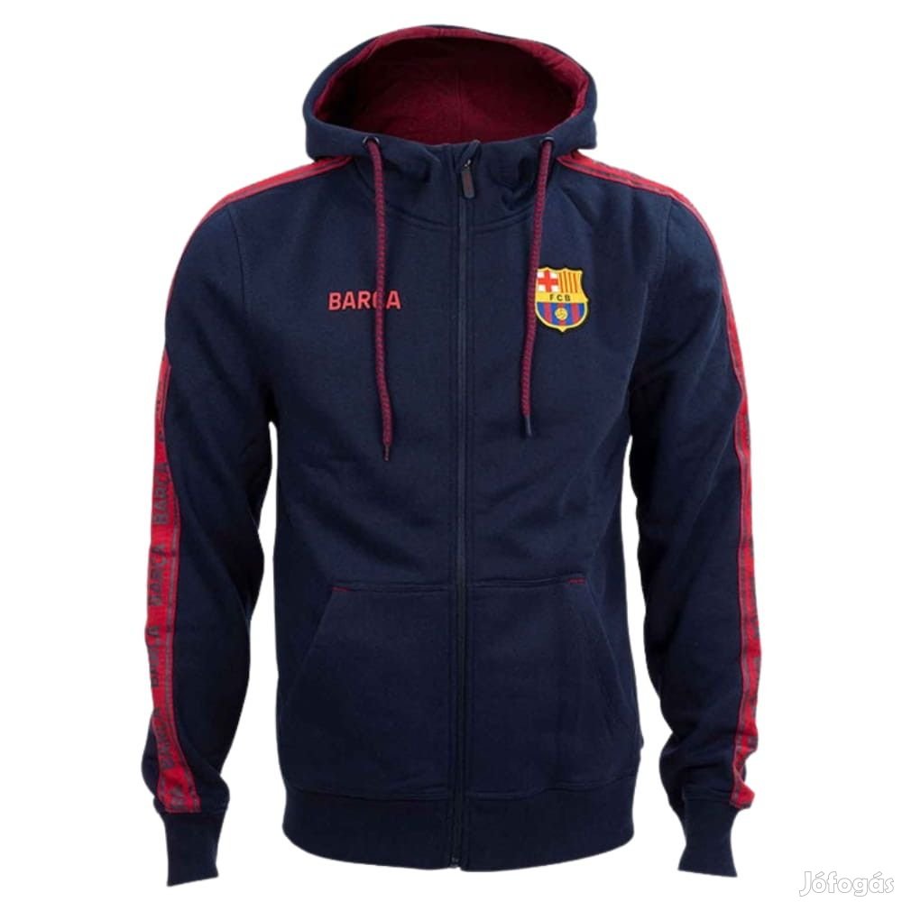 Barcelona pulóver kapucnis zippes felnőtt N.4