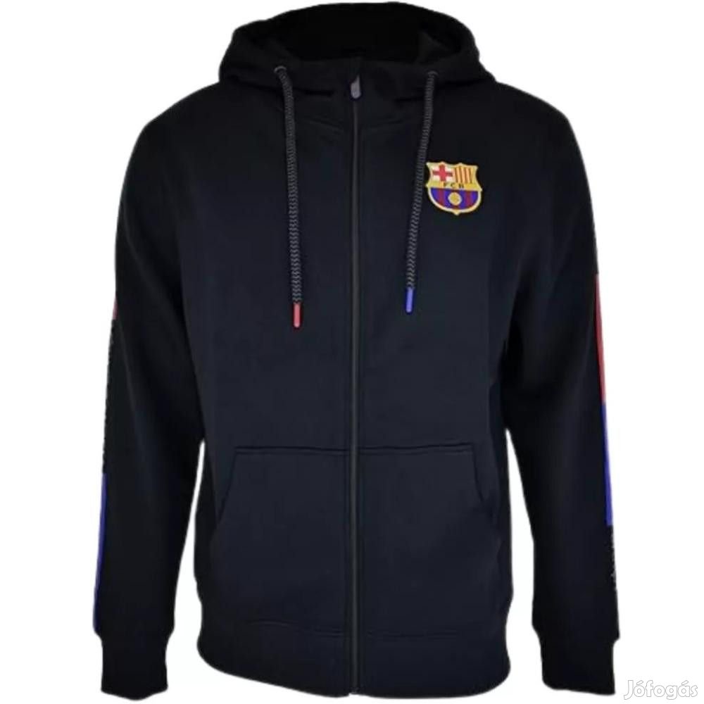 Barcelona pulóver kapucnis zippes felnőtt Race